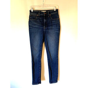 Madewell Womens Jeans 27 Curvy High Rise Skinny Stretch Blue